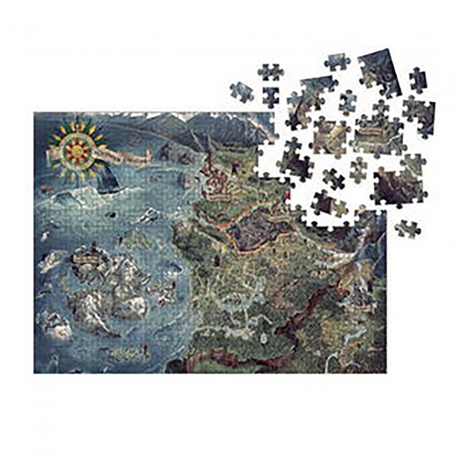 The Witcher 3: Wild Hunt Puzzle: Witcher World Map