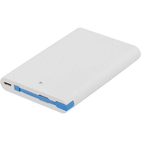 Streetz Powerbank 5000mAH, 1 Port, Laddningsindikator, Slim