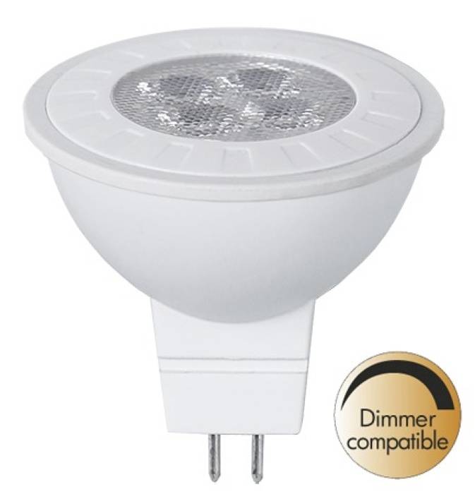 Dimmerkompatibel LED Spotlight, Räfflad, GU5.3, 2700K, 350lm, Varmvit