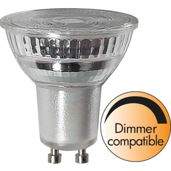 Dimmerkompatibel LED Spotlight, GU10, 2700K, 400lm, Varmvit