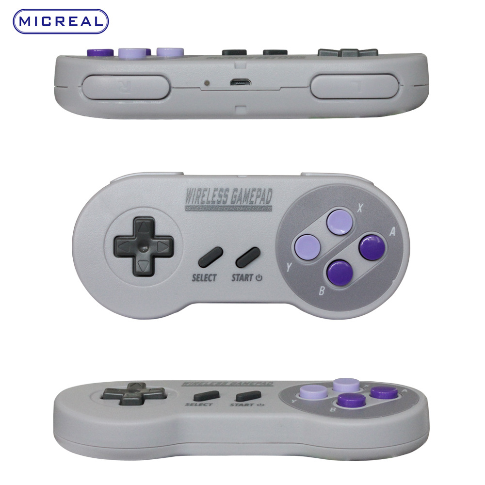 Trådlös Snes handkontroll, USB & Famicom, 2.4Ghz