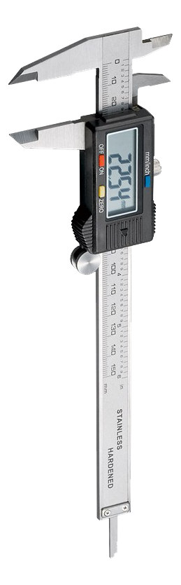 Goobay Digital caliper 150 mm/6 inch, Hanging Box - for outside, insid