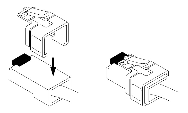 DeLOCK Reparerings clips för RJ45-kontakter, 16-pack, blandade färger