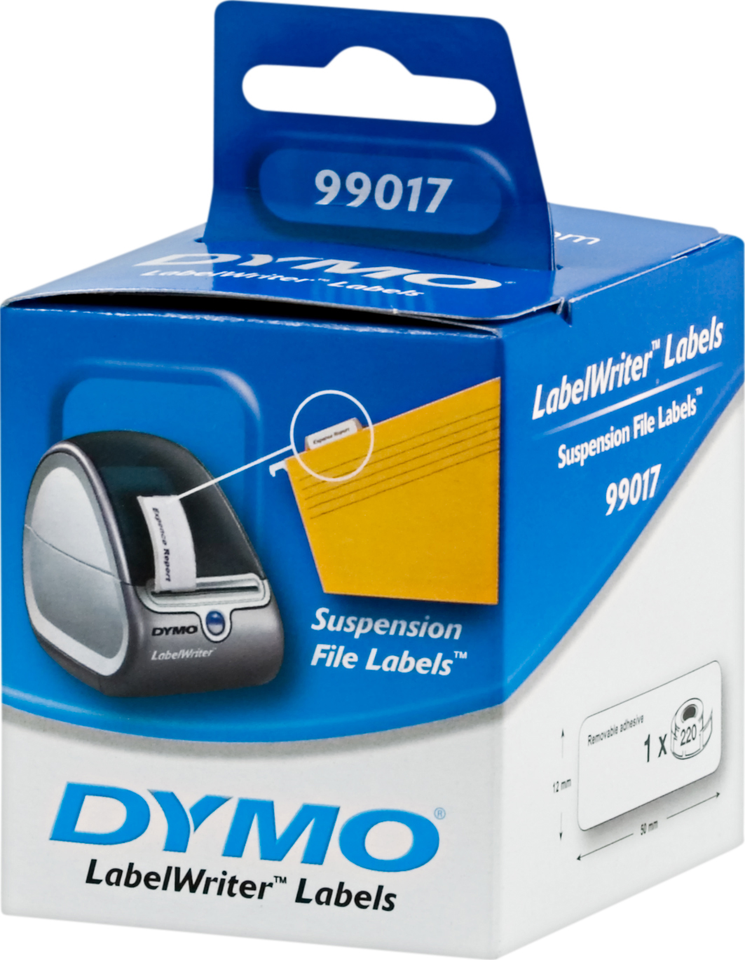 DYMO LabelWriter hängmappsetiketter 50x12mm / 220st