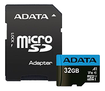 ADATA 32GB MicroSD UHS-I Class 10 A1 w/SD Adapter