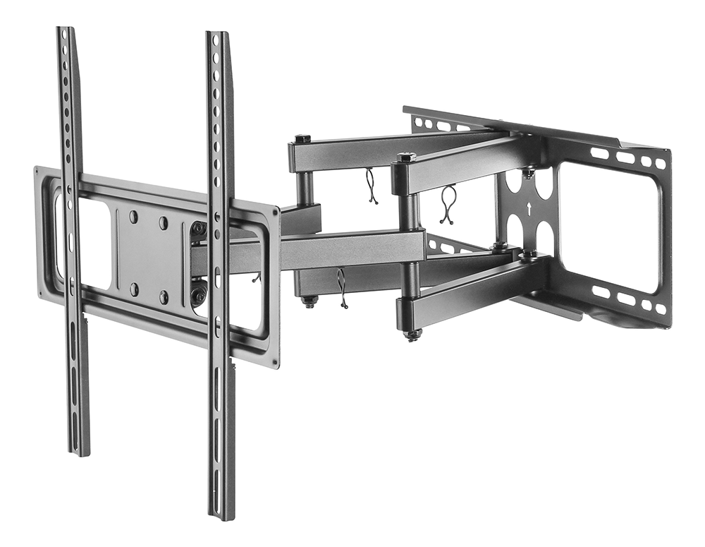 DELTACO, full-motion 3-way wall, 32"-55", 40kg, 200x200-400x400