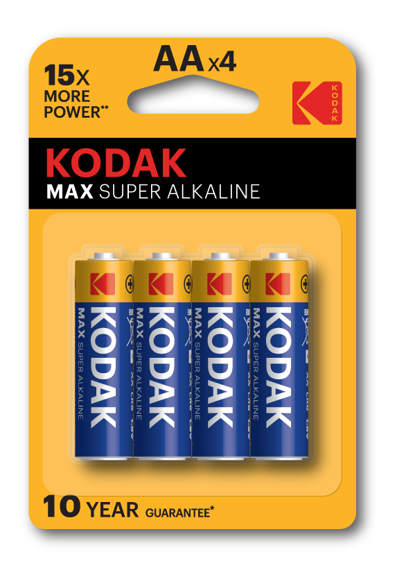 Kodak MAX alkaline AA battery