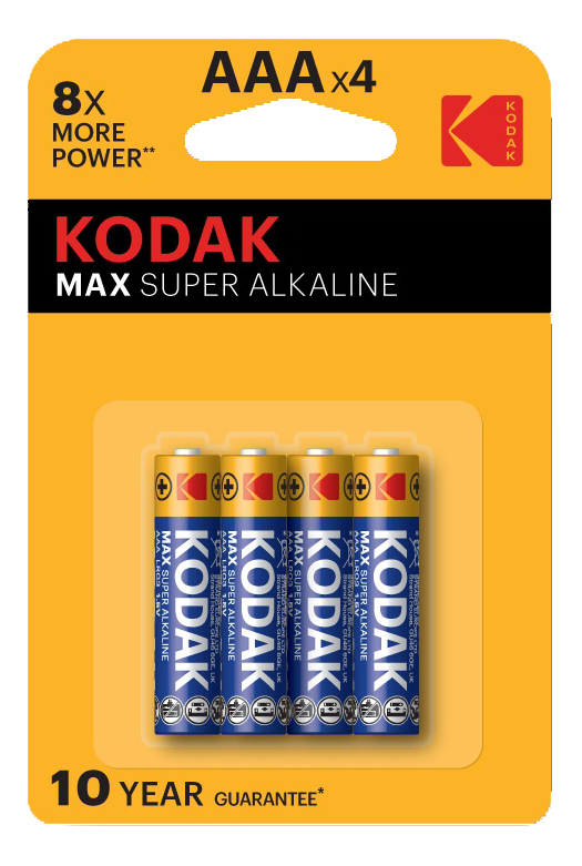 Kodak MAX alkaline AAA battery