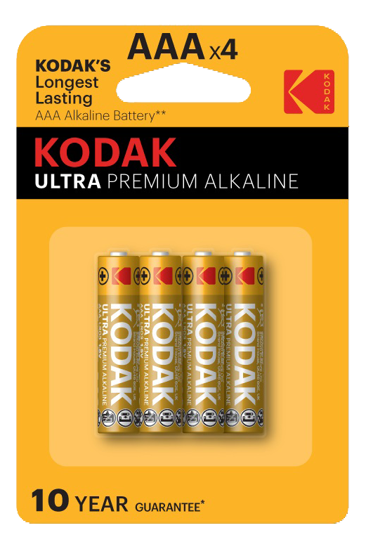 Kodak ULTRA premium alkaline AAA battery