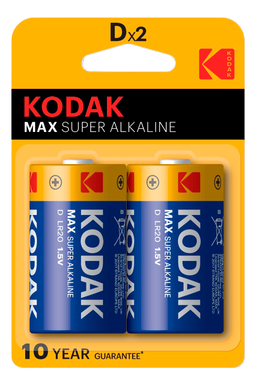 Kodak MAX alkaline D battery