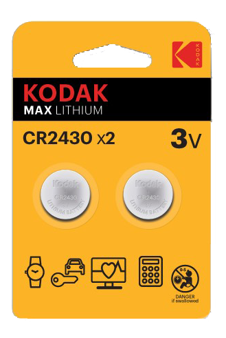 Kodak Max lithium CR2430 battery