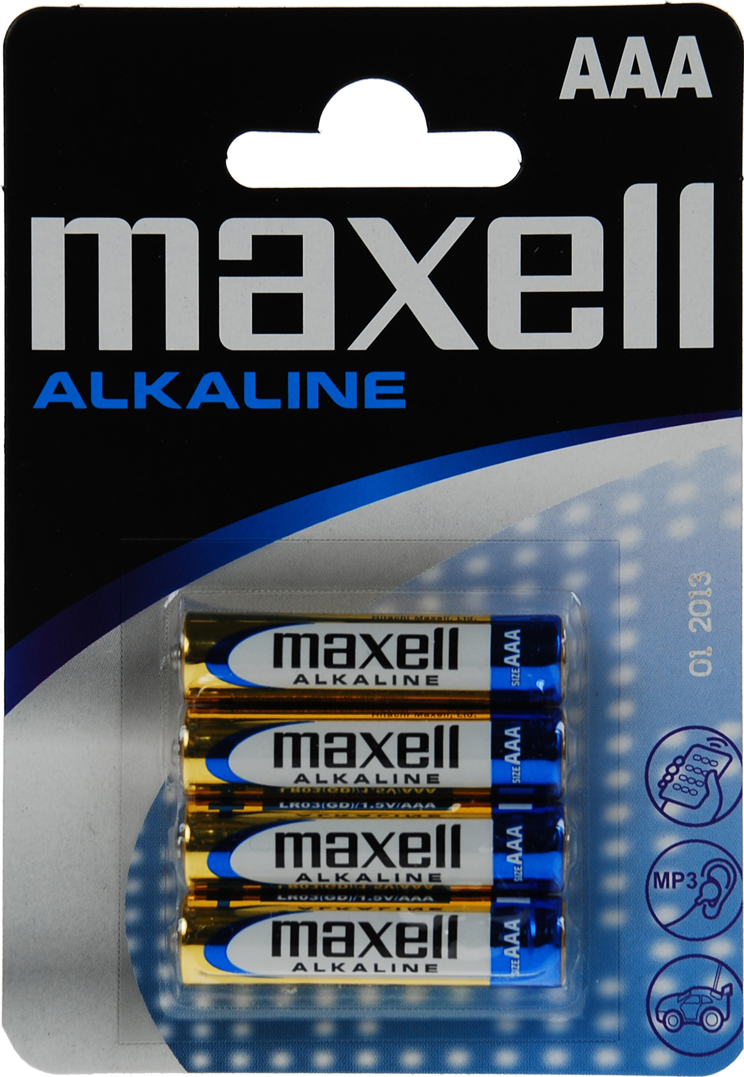 Maxell batterier, AAA