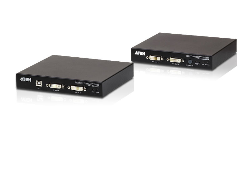 ATEN CE624 DVI Dual View KVM Förstärkare, HDBaseT 2.0