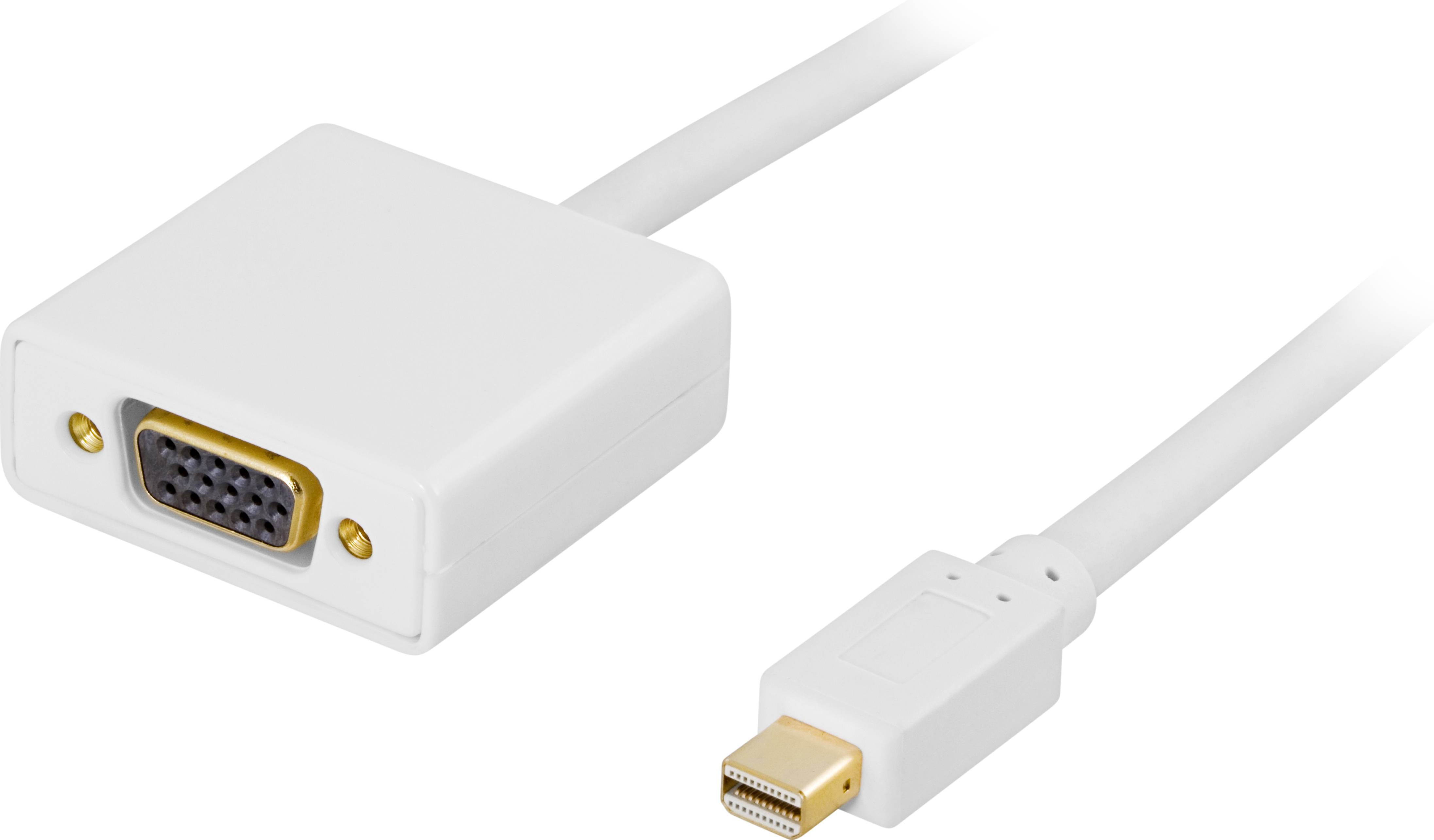 Alternativ bild 1 för DELTACO mini DisplayPort till VGA(HD15)-kabel