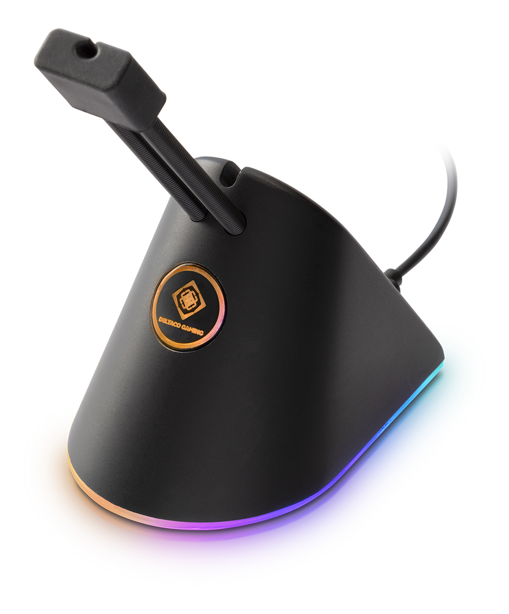 DELTACO GAMING RGB Mouse Bungee, svart