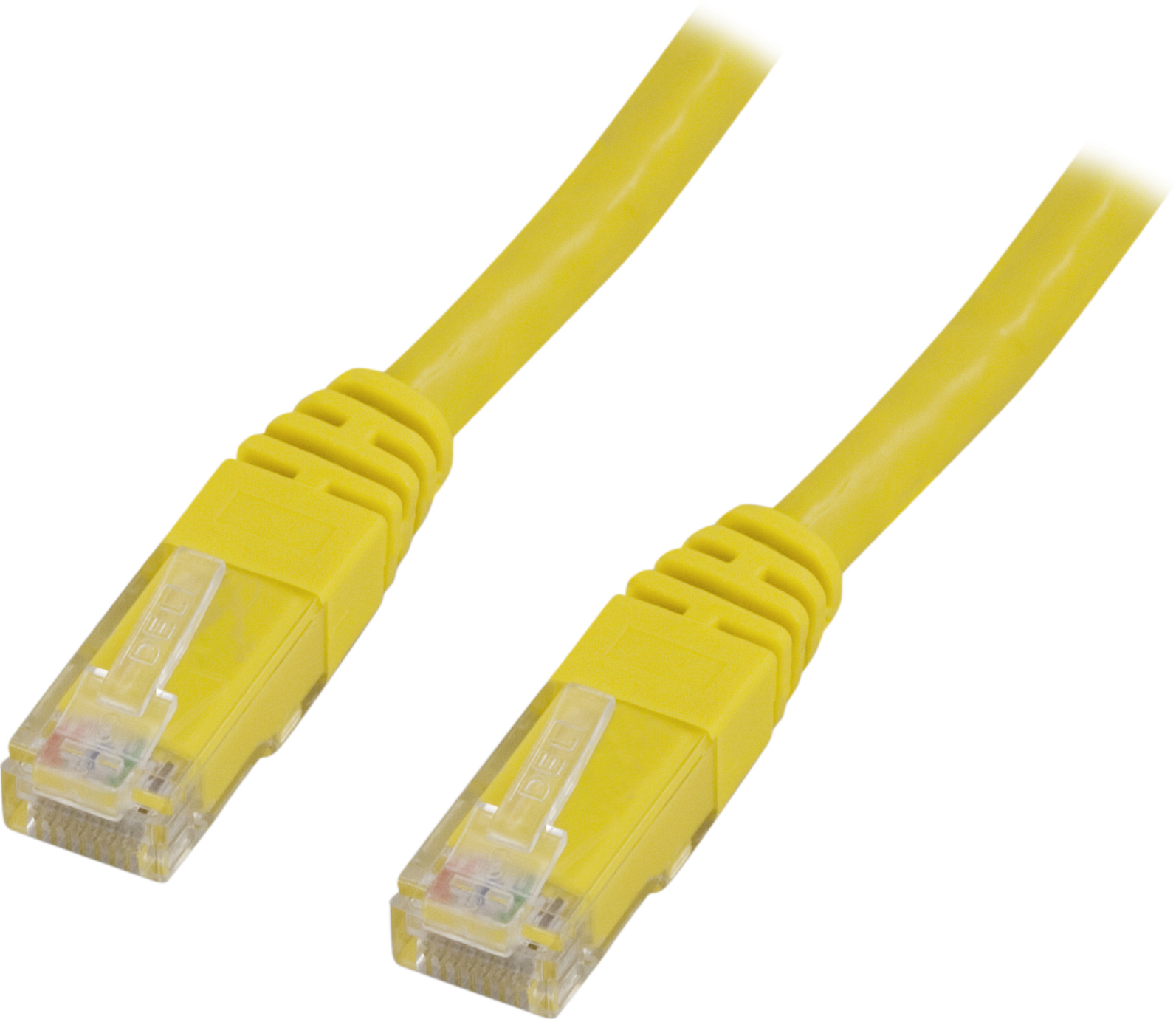 DELTACO U/UTP Cat5e patchkabel 3m, gul