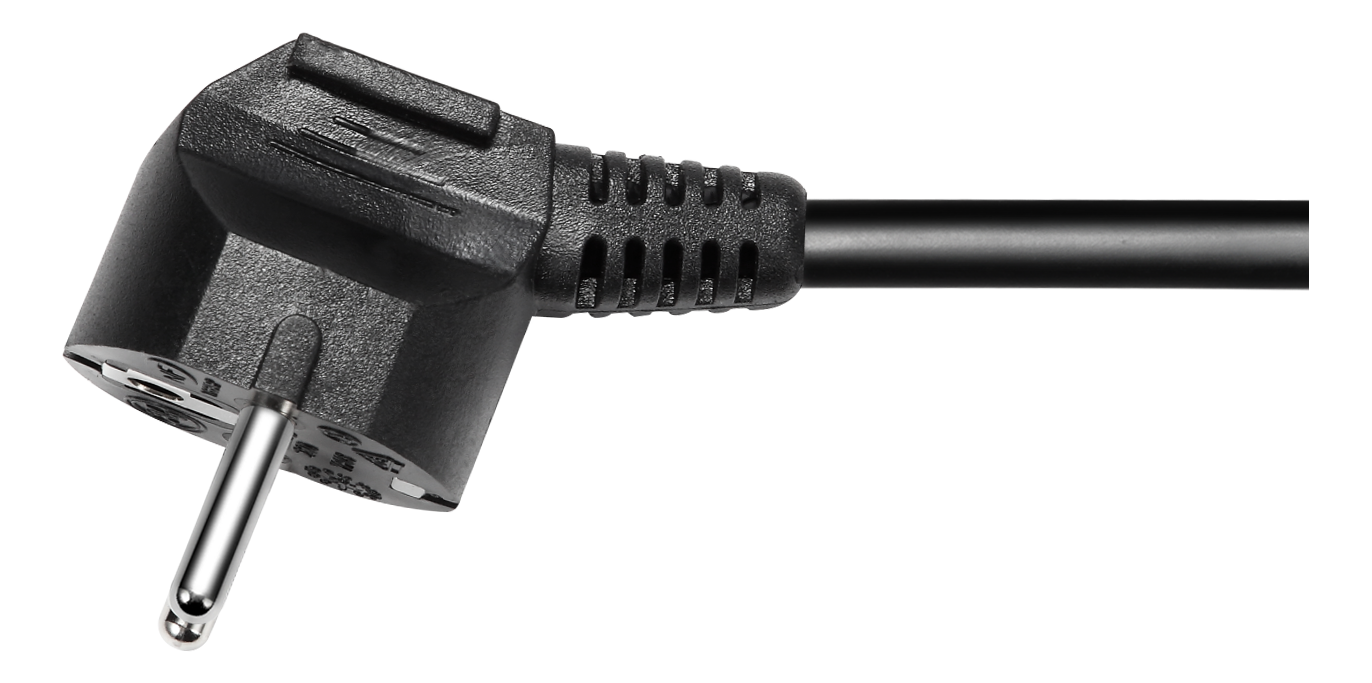 Alternativ bild 1 för DELTACO GT-0362 - Effektband - AC 250 V - 3680 Watt - ingång: power CEE 7/7 - utgångskontakter: 3 (3 st. CEE 7/3 effekt) - 5 m sladd - svart