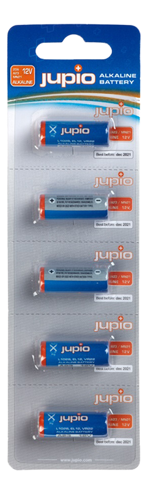 Jupio 23A MN21 V23GA Alkaline 12 V 5 pcs