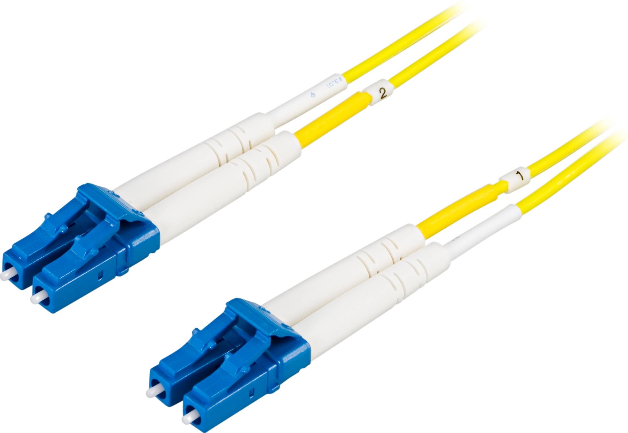 DELTACO Fiberkablage LC - LC, duplex, singlemode OS2, 7m