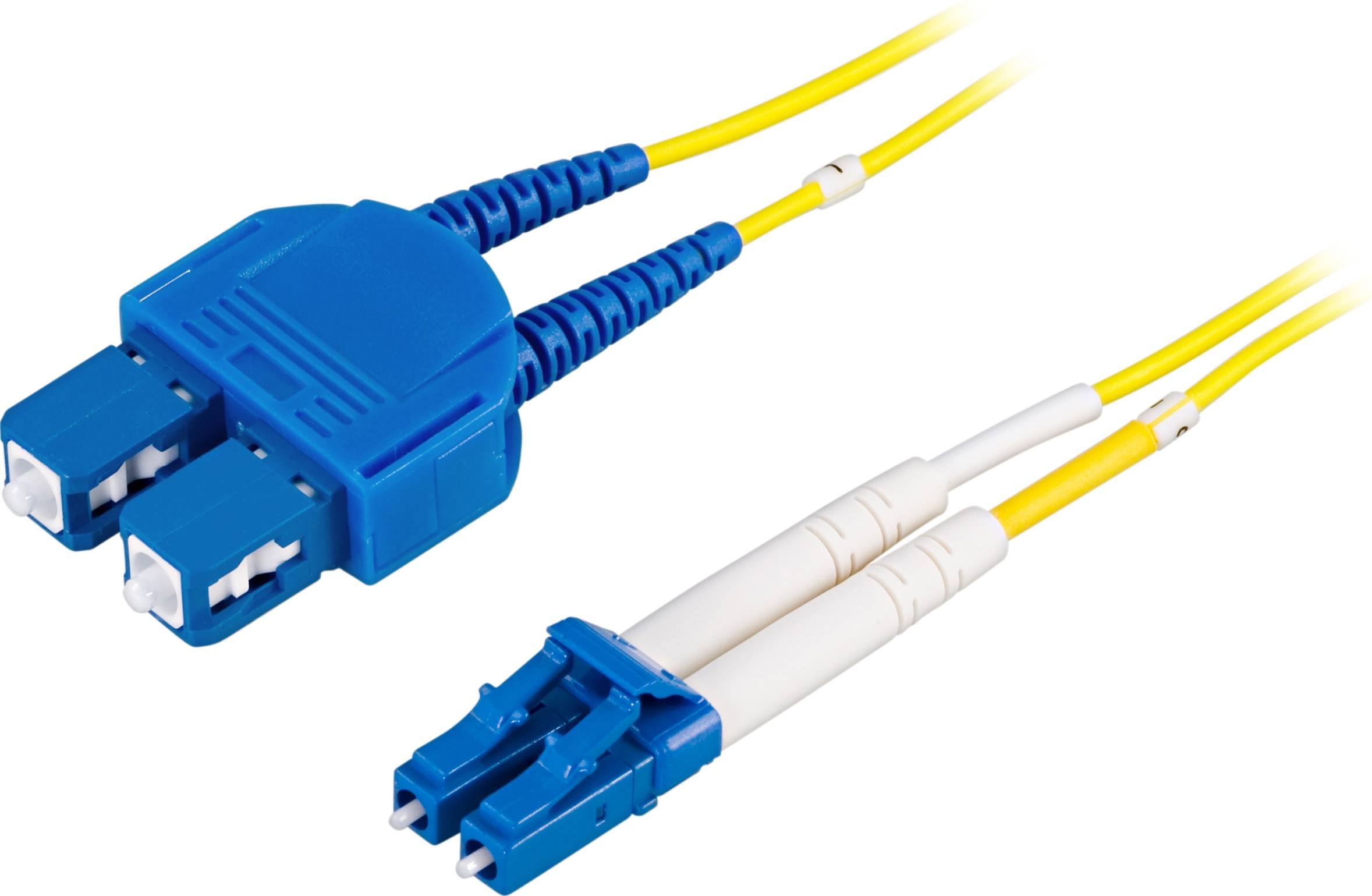 DELTACO Fiberkablage LC - SC, duplex, singlemode OS2, 3m