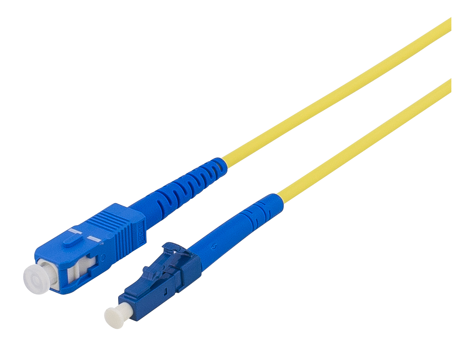 DELTACO Fiberkablage, LC - SC, 9/125, OS1/2, singlemode, LSZH, 2m