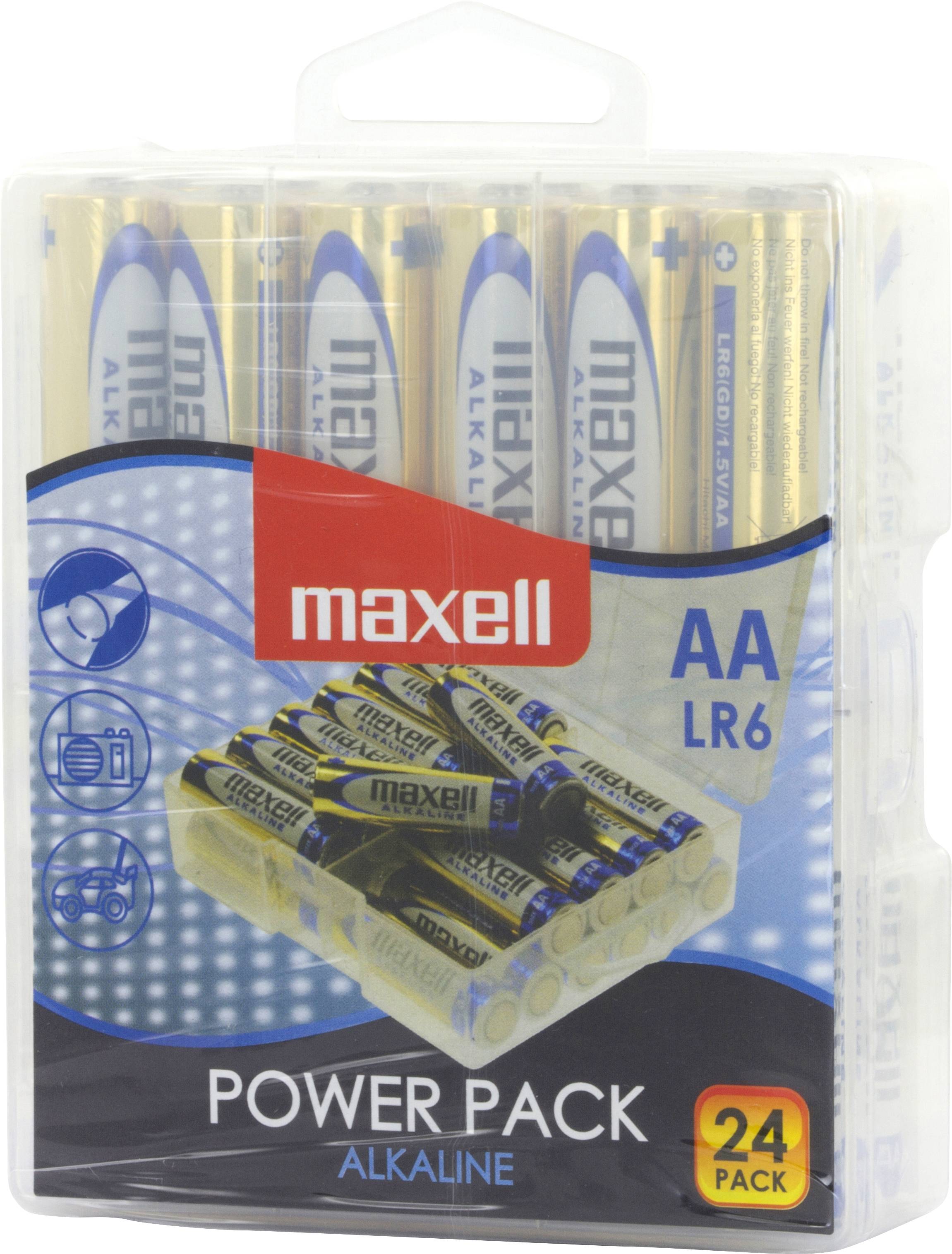 Maxell batterier, AA