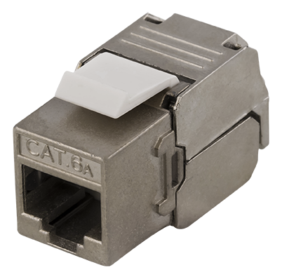 Alternativ bild 1 för DELTACO MD-112 - Modulär insättning - CAT 6a - FTP - RJ-45