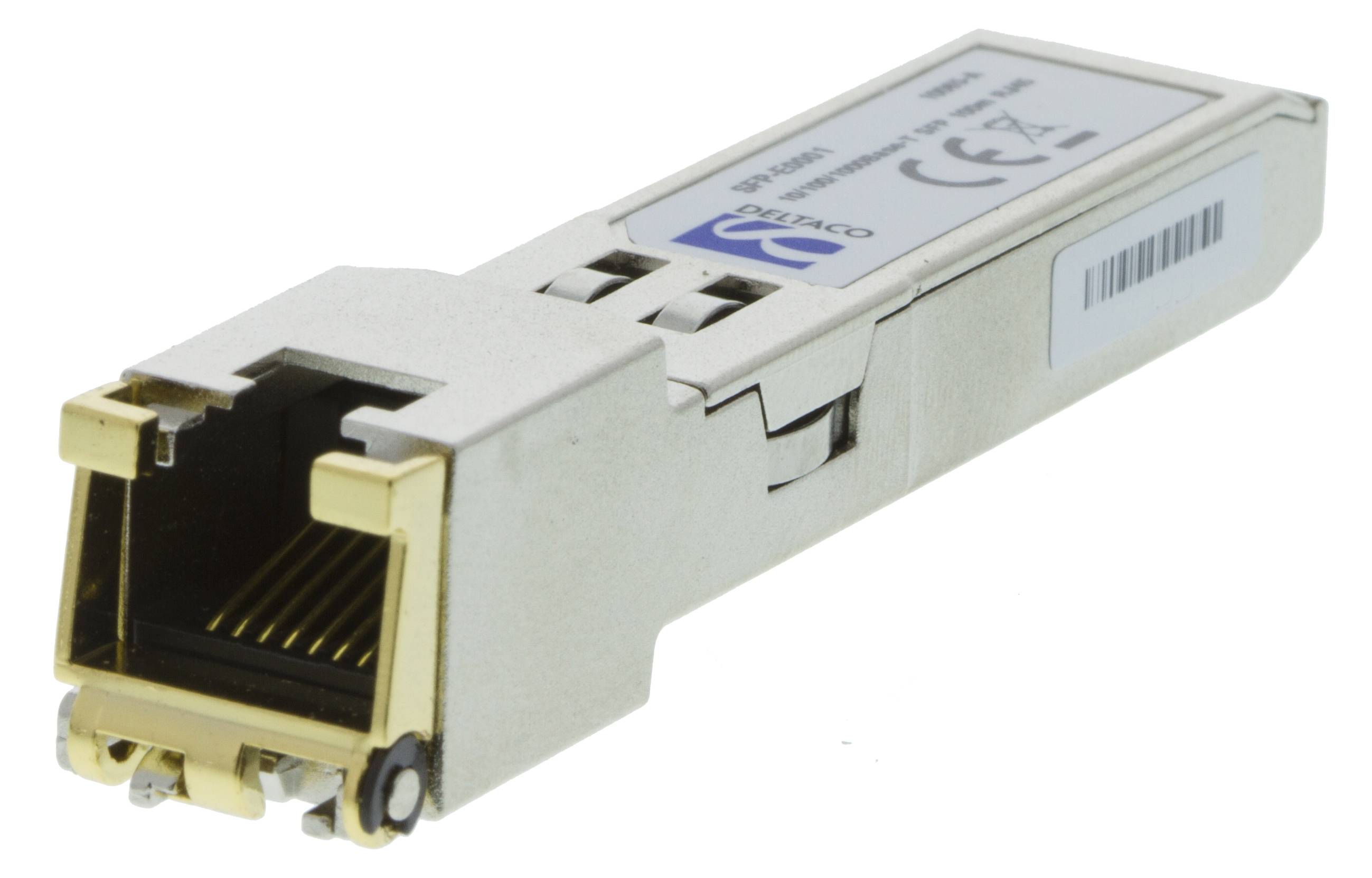 DELTACO SFP 1000Base-T, RJ45, Cat5, 100m