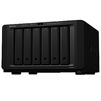 Synology DiskStation DS1618+ NAS, 6x 2,5"/3,5" fack, 4GB RAM, 2,1 G