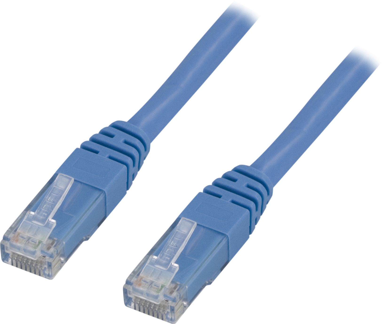 DELTACO U/UTP Cat6 patchkabel, LSZH, 15m, blå