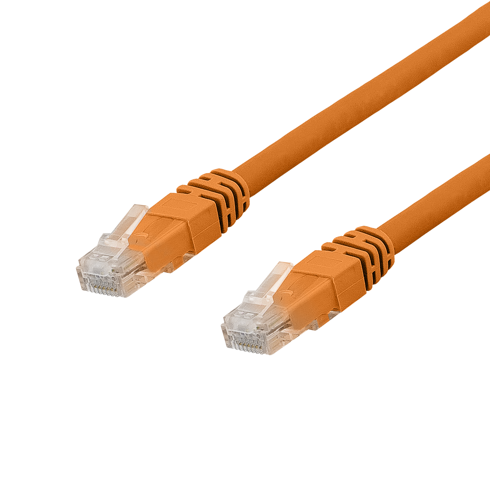 DELTACO U/UTP Cat6a patchkabel, Delta cert, LSZH, 1m, Orange