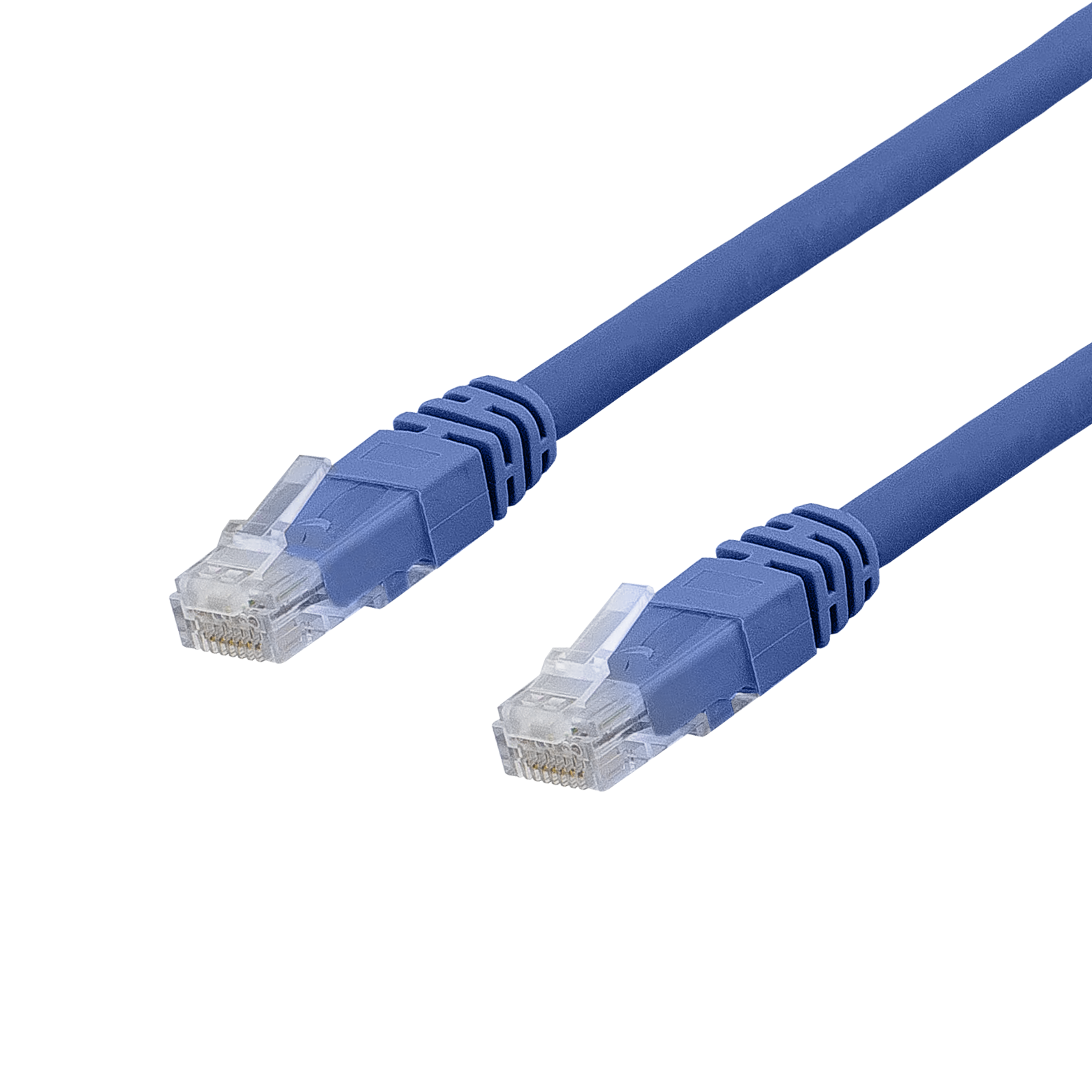 DELTACO U/UTP Cat6a patchkabel, Delta cert, LSZH, 20m, Blue