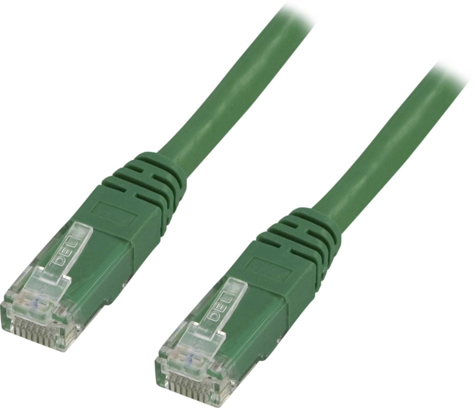 DELTACO U/UTP Cat6 patchkabel, LSZH, 5m, grön