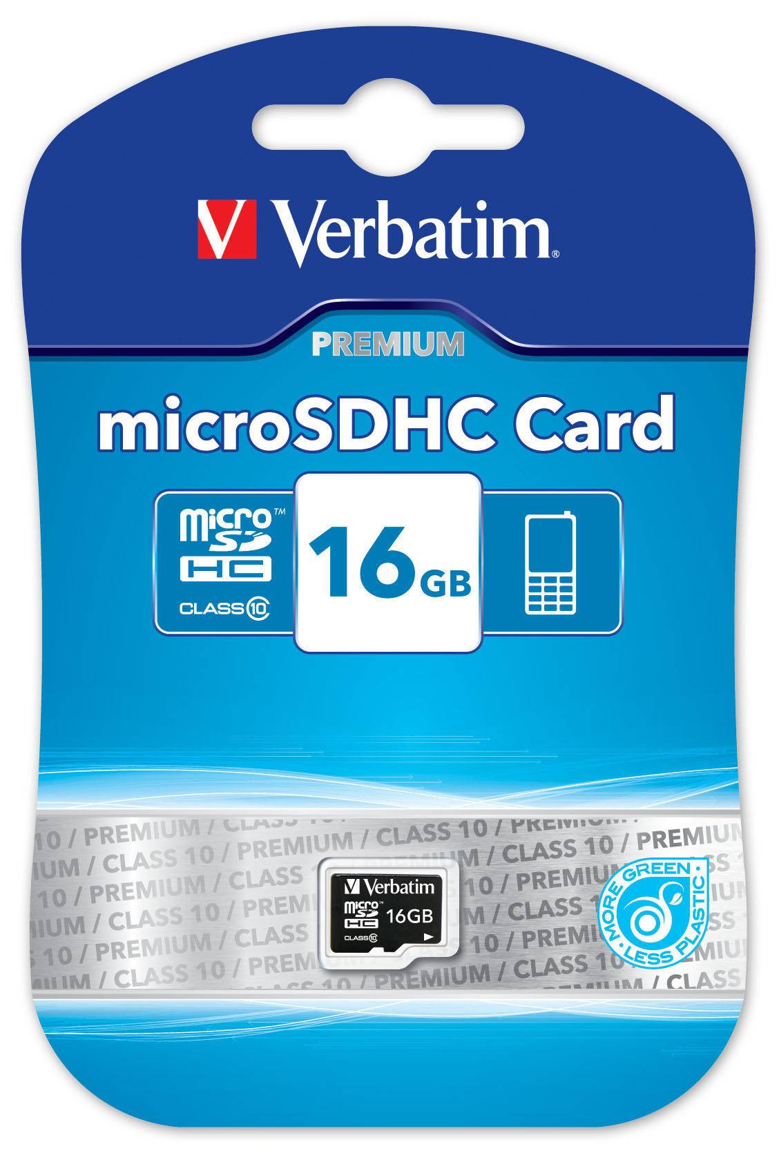 Verbatim minneskort, microSDHC Class 10, 16GB