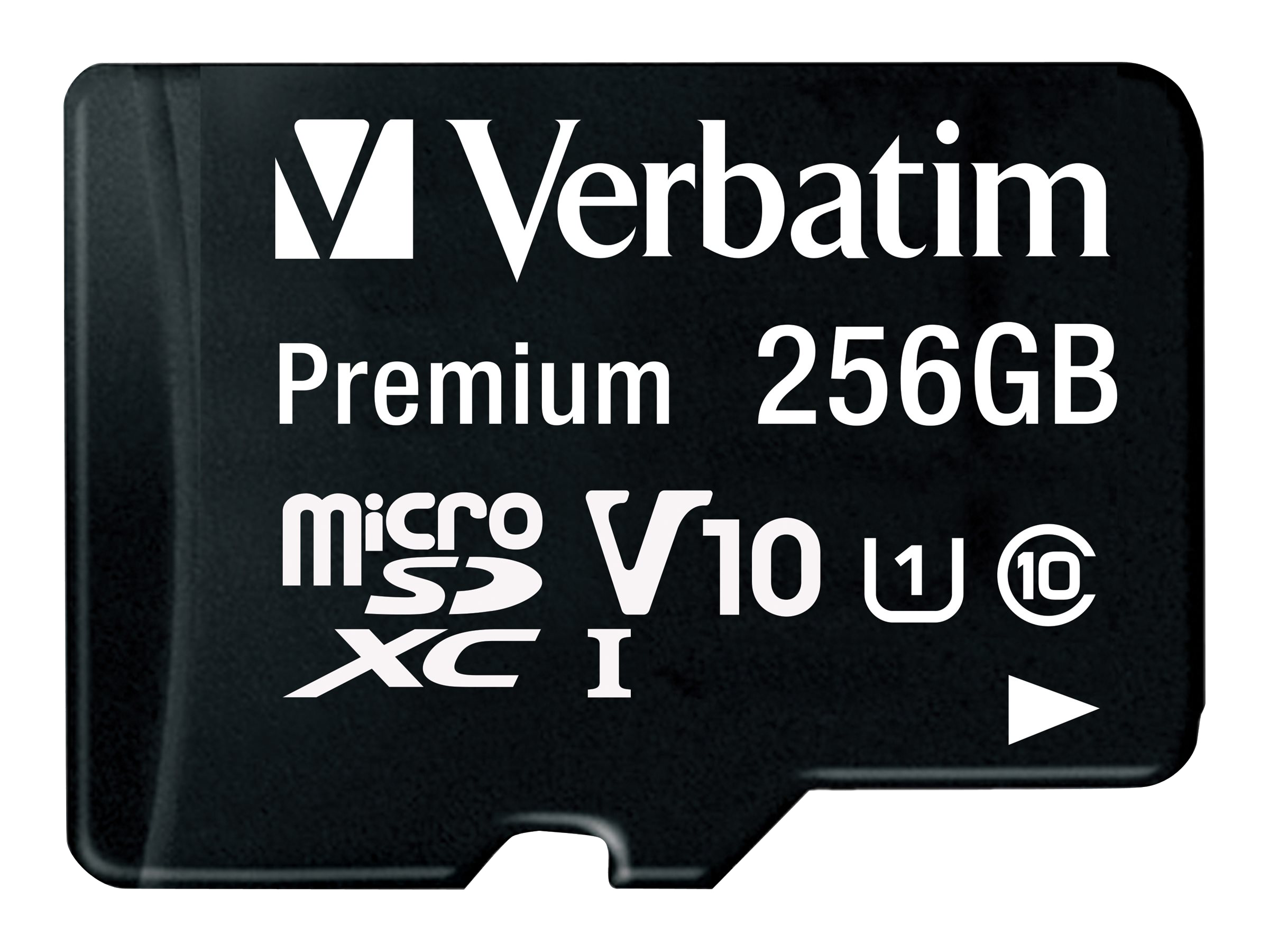 Verbatim Micro SDXC inc Adpt 256GB Premium C10 UHS-1