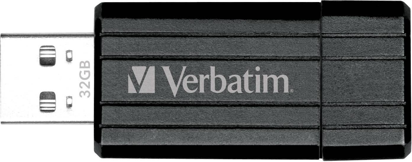 Verbatim USB 2.0 minne, Store'N'Go, 32GB, PinStripe