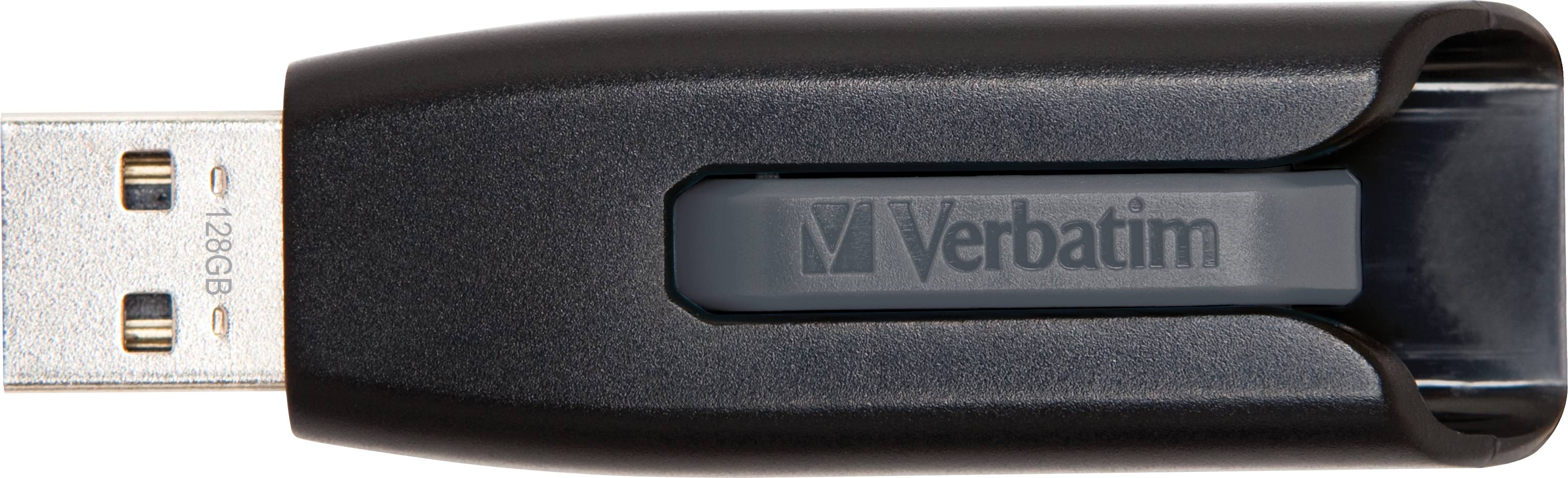 Verbatim SuperSpeed USB 3.0 Store'N'Go V3 128 GB, svart/grå