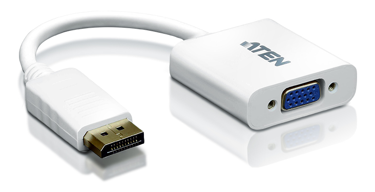 ATEN DisplayPort to VGA adapter, Up to 1920x1200