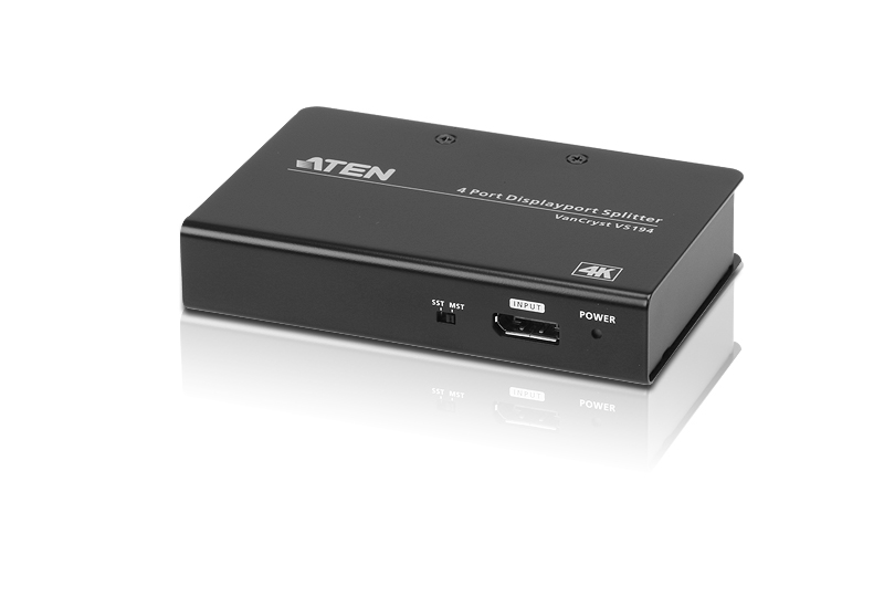 ATEN VS194 4-Port DisplayPort Splitter, 4K 4096x2160