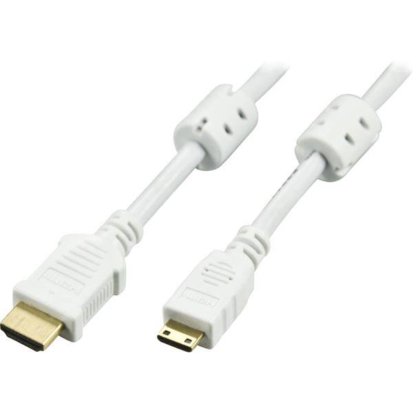 HDMI-kabel, HDMI High Speed with Ethernet, 19-pin ha
