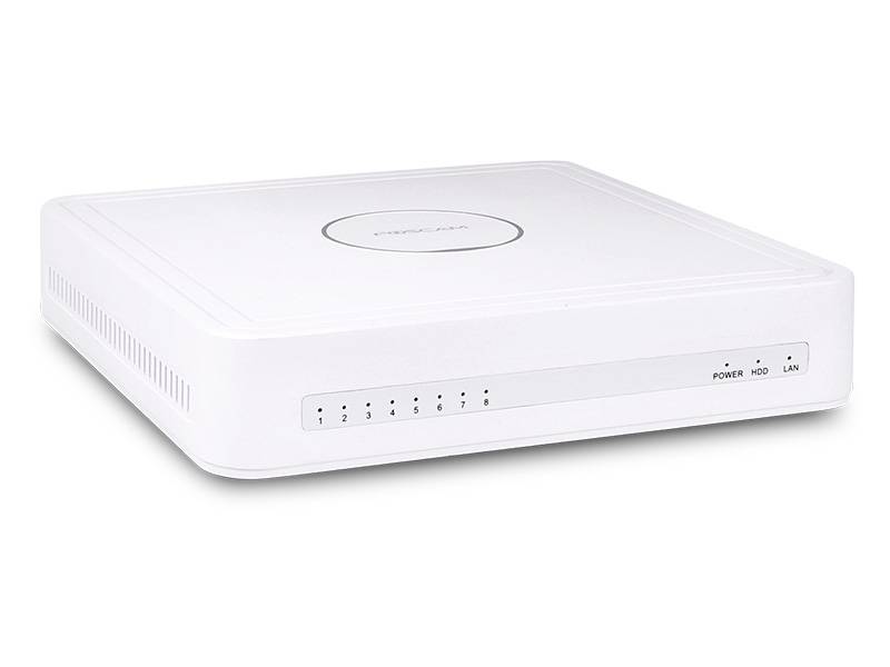 NVR-Enhet, 8 kanaler, PoE 1080P, Rörelseaktivering, Plug n Play