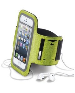 CellularLine justerbart sportarmband för iPhone 5/5S/5C, limegrön