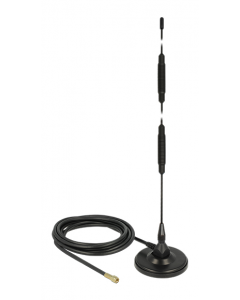 Delock LTE Antenna SMA plug 7 dBi fixed omnidirectional with magnetic