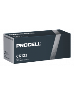 Procell High Power Lithium CR123, 3v, 10ct Retail