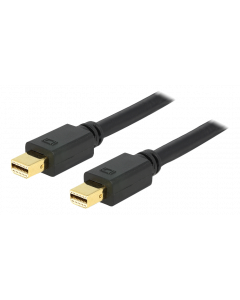 DeLOCK miniDisplayPort kabel, mini ha - mini ha, 2m, svart