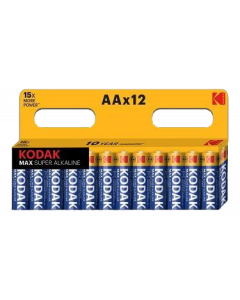 Kodak MAX alkaline AA battery (12 pack)