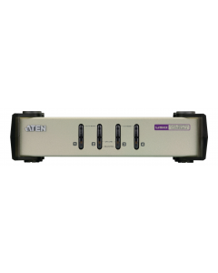ATEN KVM-switch, 1 konsol styr 4 datorer, OSD, USB & PS/2
