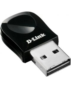 D-Link, USB-adapter för trådlöst nätverk, 802.11b/g/n, nano, WPS,