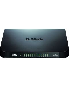 D-Link GO 24-port gigabit switch, svart