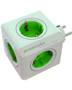 PowerCube Original 5 uttag Grön
